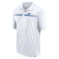 thumbnail image 2 of Men's Fanatics White Tampa Bay Lightning Victory For Us Interlock Polo, 2 of 3