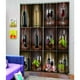 thumbnail image 3 of Cortinas de ventana 3D con de vino impresa ventana decorativa del dormitorio de estar L Zulema El panel de cortina opaca, 3 of 8