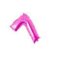 thumbnail image 3 of Globos de aluminio digitales de 16 pulgadas para feliz cumpleaños, figuras de globos con número de oro rosa de aire, decoraciones para fiesta Kits de decoración para fiestas Rosa roja siete Matsuzay HA002665-87, 3 of 6