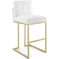 thumbnail image 2 of Ergode Privy Gold Stainless Steel Performance Velvet Bar Stool Set of 2 - Gold White, 2 of 4