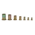 thumbnail image 3 of ruzhgo 165Pc Mixed Zinc Plated Carbon Steel Rivet Nut Threaded Insert, 3 of 6