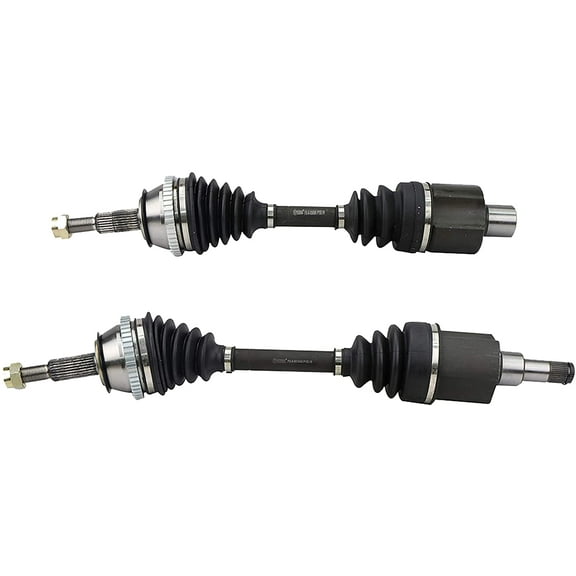 Pair 2 Front CV Axle Drive Shaft Assembly (Driver & Passenger Side) for V6 Models w/A.T. (AX4N) 1994-2005 Mercury Sable/ 1994-2007 Ford Taurus
