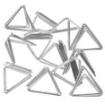 thumbnail image 4 of LEORX 20Pcs Triangle Shape Metal Memo Clips Place Card Holders Silver 1.97X0.79In, 4 of 8