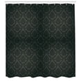 thumbnail image 3 of Ambesonne Dark Grey Shower Curtain, Medieval Damask Motifs, 69"Wx70"L, Black Grey, 3 of 3