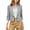 Gray, variant on Women Lapel Collar Cropped Blazer, Fully Lined Open Front Long Sleeve Suit Jacket, Trendy Business Casual Dressy Office Work Cardigan Outerwear for Ladies