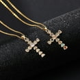 thumbnail image 5 of Cross Pendant Necklace for Women Color Zircon Sense Hip Hop Sweater Necklace for Women Jewelry Valentines Day, 5 of 9