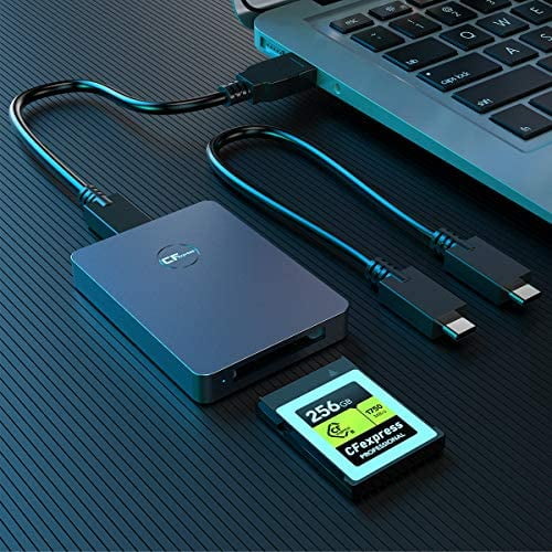 CFexpress Card Reader, Rocketek USB 3.1 Gen 2 10Gbps CFexpress Reader, Portable Aluminum CFexpress Memory Card Adapter