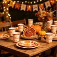 thumbnail image 4 of JHyouerji 20 Pcs Disposable Paper Cups 6x3 Inch Pumpkin Print Food Grade Eco Friendly Drink Cups for Fall Harvest Snack Dessert Picnic Holiday Party Supplies, 4 of 7