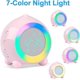 thumbnail image 2 of (Rosa Púrpura) Reloj Despertador para Niños Números Luminosos, Reloj Despertador LED Luz Nocturna, Mañana y Noche Niños Volumen Ajustable Posponer USB Recargable Reloj Despertador Luz Nocturna, 2 of 5