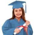 thumbnail image 2 of MEZZALL Preschool Kindergarten Graduation Gown Cap Set with 2025 Tassel and Graduation Sash for Child Size, 2 of 7