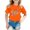 R112 Orange, variant on Ruiwill 4Th Grade Shirt For Girls Summer Crew Neck Short Sleeve Kids Tops Casual Fourth Grade Letter Print School Outfits For Girls Size 1-2 Years