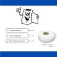 thumbnail image 7 of MMBM 3.3" x 1000' Jumbo Toilet Paper White 2 Ply Soft & Absorbent 3" Core 12 Pcs, 7 of 7