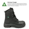 thumbnail image 2 of Tiger Safety Women's CSA Waterproof Steel Toe Safety Work Boots 888, 2 of 6