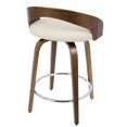 thumbnail image 2 of Tabouret de comptoir moderne milieu-du-siècle Grotto, de LumiSource, 2 of 8