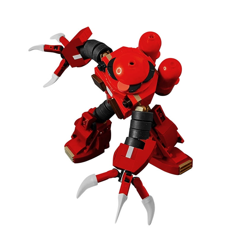 Gundam Kampfer Mecha Building Blocks Set Iconic Red Mobile Suit Detailed Collector’s Item Compatible with Major Brick Brands