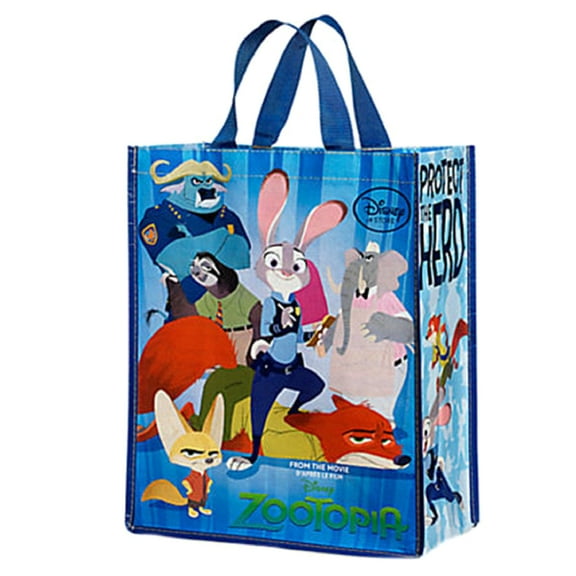 Zootopia Blue Reusable Gift Tote Bag