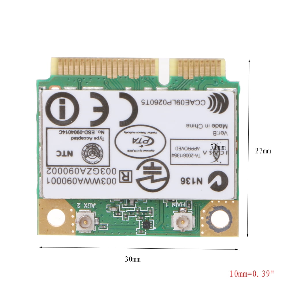 chuxioner AR5B93 AR9283 Half Height Mini PCIE Wireless Wlan WiFi Card