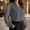 Gray plus size sequin top a1, variant on Kadlawus Women Loose Fit V Neck Long Sleeve Blouse Elegant Casual Sequins Pullover Tops for Daily Office Commute Dinner Party Wear, Hot Pink L