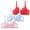 Light Pink+Red+Light Blue, variant on adviicd Maidenform Bras for Women Women's Underarm-Smoothing with Seamless Stretch Wireless Lightly Lined Comfort Bra(Beige+Purple+Light Purple,95C)