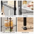 thumbnail image 3 of Estantes de almacenamiento SONGMICS 5 niveles alambre de cocina metal negro, 3 of 9