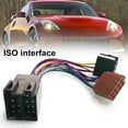 thumbnail image 1 of Adaptateur de Conversion Iso pour Radio de Voiture pour 106 206 306 307 405 406 607, 1 of 1
