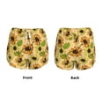 thumbnail image 6 of Goofa Sunflowers Printed Women 2 in 1 Running Shorts,Quick Dry Athletic Workout Shorts,High Waisted Athletic Shorts with Liner Pockets-Small, 6 of 9