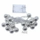 thumbnail image 3 of Fiudx Liquidación De Ahorros De Verano Guirnalda De Luces Led De Navidad Con Bolas De Metal Huecas Marroquíes Alimentadas Por Batería Para Decoración De Fiesta En Casa, Vacaciones Y Bodas, 3 of 7