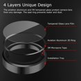 thumbnail image 6 of Smasener for Galaxy S23 Ultra - Samsung Galaxy S23 Ultra Camera Lens Protector, 9H Tempered Glass Camera Cover Screen Protector Metal Individual Ring for Samsung Galaxy S23 Ultra 6.8 inch(2023), 6 of 7