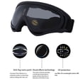 thumbnail image 4 of Wosthever El ABS embroma las gafas profesionales del esquí del invierno que protegen los ojos jóvenes con estilo fácil y almacena Ciclismo Película negra y colorida, 4 of 6