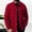 01 Wine, variant on YueHuiYing Men's Fashionable Solid Color Long Sleeved Lapel Casual Button Up Breathable Lightweight Jacket