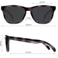 thumbnail image 2 of Sunglasses Womens,Classic Square Frame UV400 Mirrored Lens,Sunglasses Fit For Beach,Vacation,Driving, 2 of 5