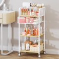 thumbnail image 2 of Carrito organizador de maquillaje HaPirm de 4 niveles con cajón, 2 of 9