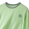 thumbnail image 3 of ATOGUTA Two Piece Outfits for Girls Summer Kids Long Sleeve T-Shirts and Elastic Waist Wide Leg Pants Size 2T-15 Summer Everyday Outfit Soft and Comfortable Green, 3 of 4