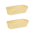 thumbnail image 1 of Plastic Rattan Woven Basket Spoon Fork Knife Chopsticks Storage Tableware Organizer Kitchen Cutlery Drain Holder B, 1 of 5