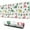 White Cartoon Dinosaurs-3, variant on Long Mouse Pads for Desk,White Cartoon Dinosaurs Roar Pattern Desk Mats on Top Of Desks, Desk Mouse Pad Extra Large with 3mm Non-Slip Base and Stitched Edge for Gaming,Office,Work,Home 31.5"x11.8"