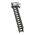 thumbnail image 1 of MERIGLARE 1/64 Scale Staircase Model Attic Ladder for Dollhouse Fairy Garden Landscape, 1 of 9