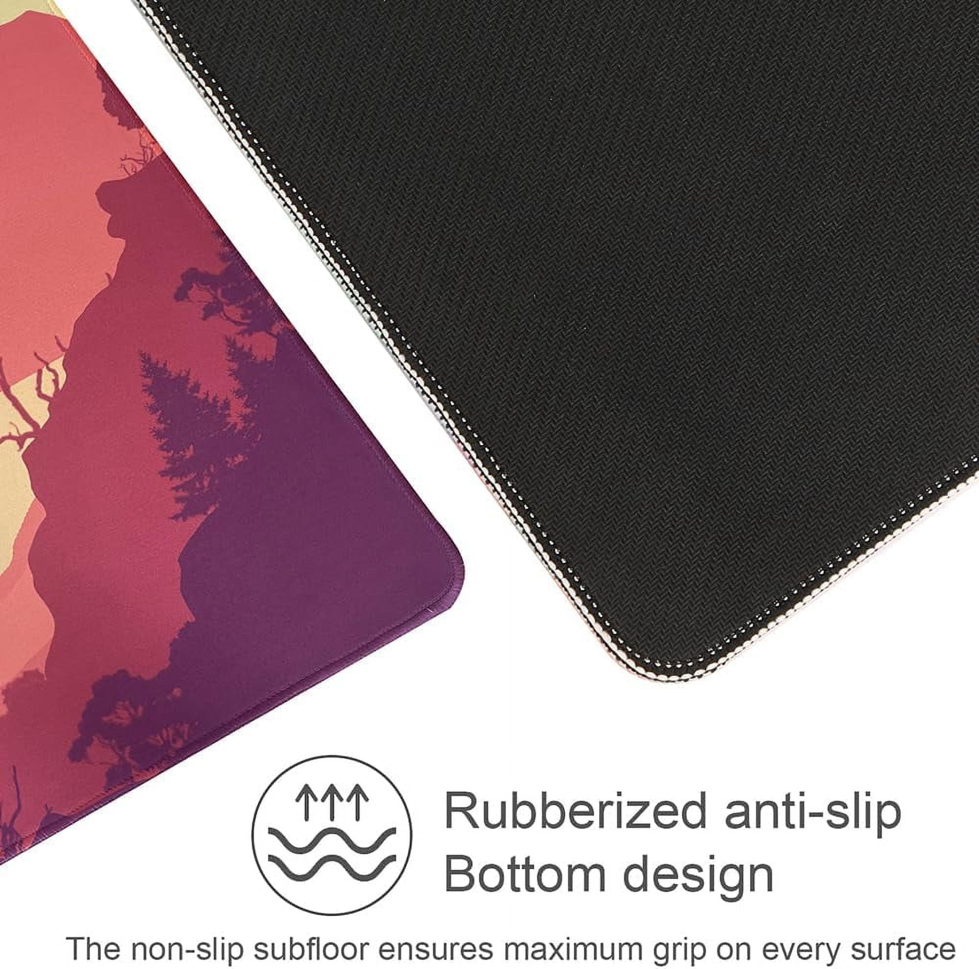 Large Gaming Mouse Pad, Extended XXL Desk Pad & Non-Slip Rubber Keyboard Mat Stitched Edges (90x40 sungaotao)