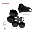 thumbnail image 3 of Kitchenaid Universal Measure Cup Spoon Set in Black, 3 of 9