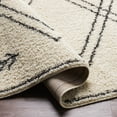 thumbnail image 4 of Livabliss Beni Shag Global Area Rug,5'3" x 7',Cream/Grey, 4 of 8