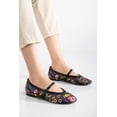thumbnail image 3 of Fauna - Zapatos planos Mary Jane de malla negra negro 25 CM, 3 of 5