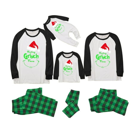 

Matching Family Christmas Pajamas Set Long Sleeve Pjs Holiday Sleepwear 2 Piece Sleep Set