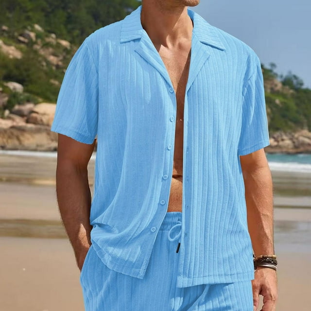 pstuiky camisetas de manga corta para hombre, Camiseta de manga corta transpirable para hombre, color liso, para deportes al aire libre y correr. ropa de hombre l