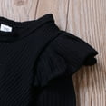 thumbnail image 4 of AMERTEER Newborn Toddler Baby Girl Ruffle Long Sleeve Romper Bodysuit Jumpsuit Tops Autumn Clothes 18-24 Months, 4 of 5