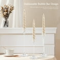 thumbnail image 3 of Threns 3 Pcs Clear Candlestick Holders Acrylic Candle Holder Set Decorative Tall Candlestick Holders for Table Centerpiece Wedding Home Decor, 3 of 10