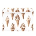 thumbnail image 7 of Yayeee Collapsible Cube Storage Bin with Lid Fabric Closet Decorative Basket with Handles, Brown Ice Cream Pattern, 7 of 7