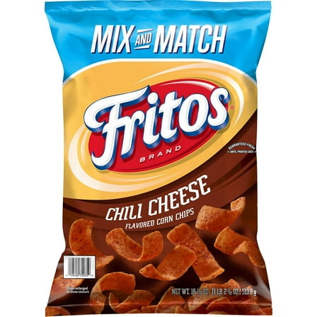Fritos Flavored Corn Chips Chili Cheese 18 1/8 Oz