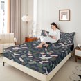 thumbnail image 3 of Erosebridal Abstract Camouflage Full Size Sheets 4-Piece For Boys Girls,Geometric Camo Bed Sheets For Teens, 3 of 5