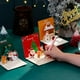 thumbnail image 4 of Tarjeta de Navidad plegable, tarjetas de felicitación navideñas alegres, diseños festivos de Santa Claus, muñeco de nieve y alce para celebraciones navideñas, 4 of 4