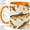 Orange, variant on Watercolor Trout Fish Accent Mug, 11oz Ceramic Coffee Cup for Anglers