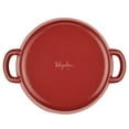 thumbnail image 5 of Ayesha Collection Cast Iron Enamel Covered Dutch Oven, 6-Quart, Sienna Red, 5 of 7